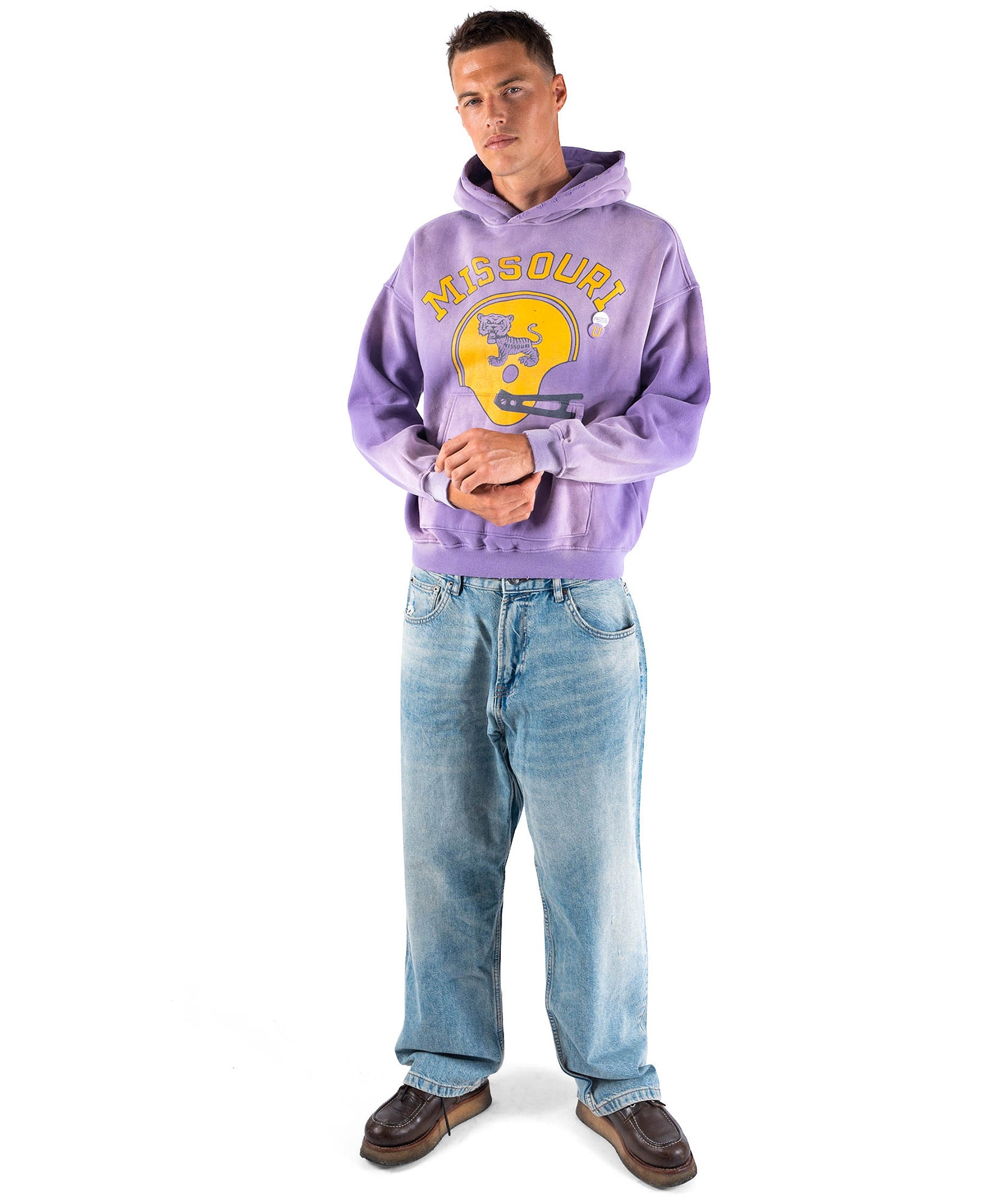 Hoodie skyler vintage purple "MISSOURI"