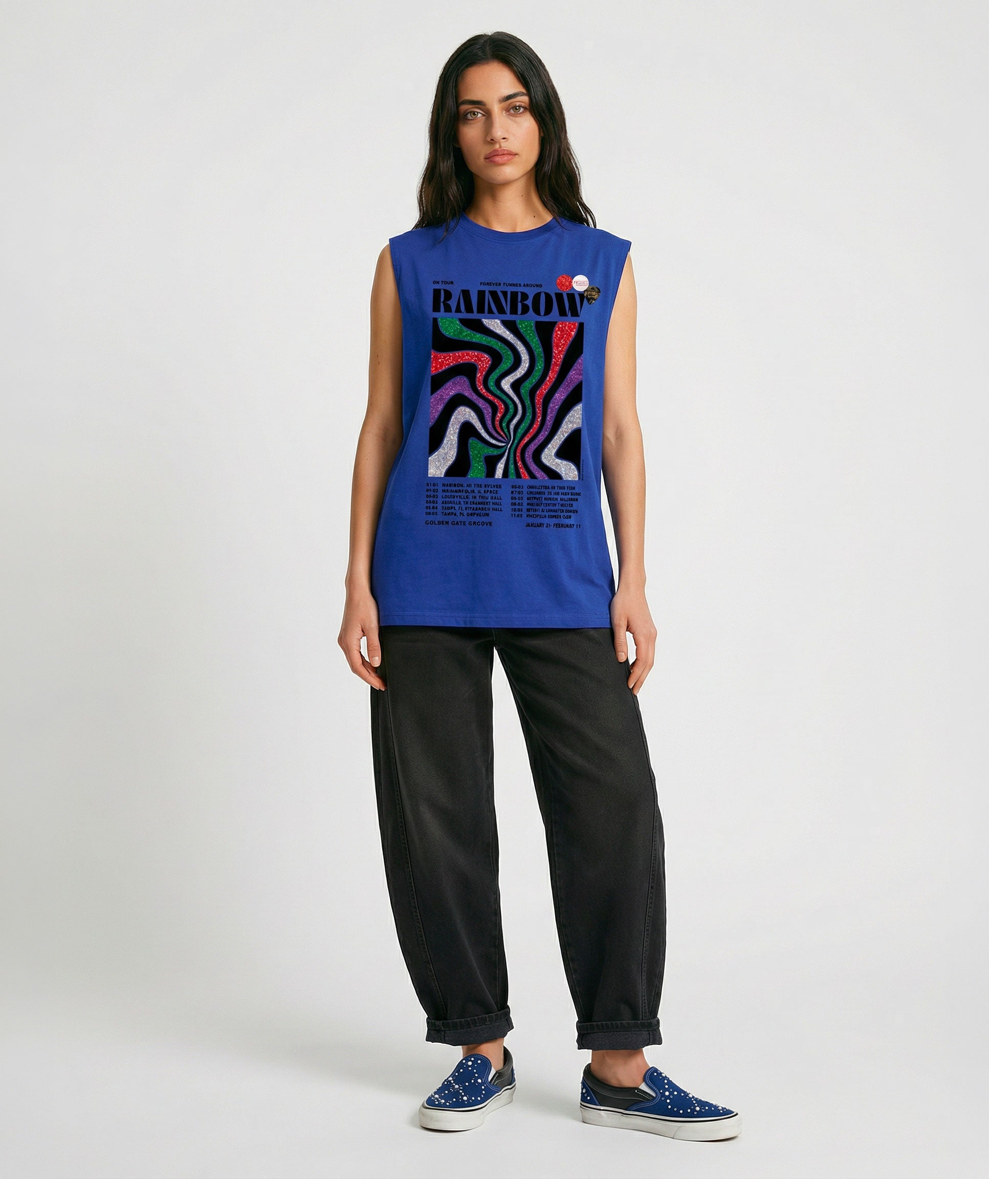 Tee shirt biker royal "GOLDEN"