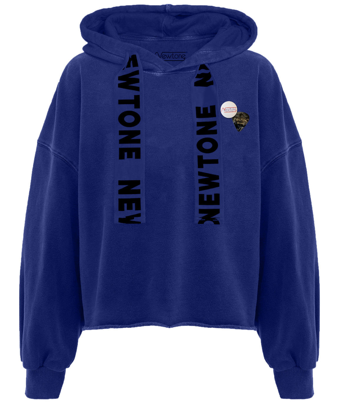 Hoodie crop bloomer royal "BLEED"
