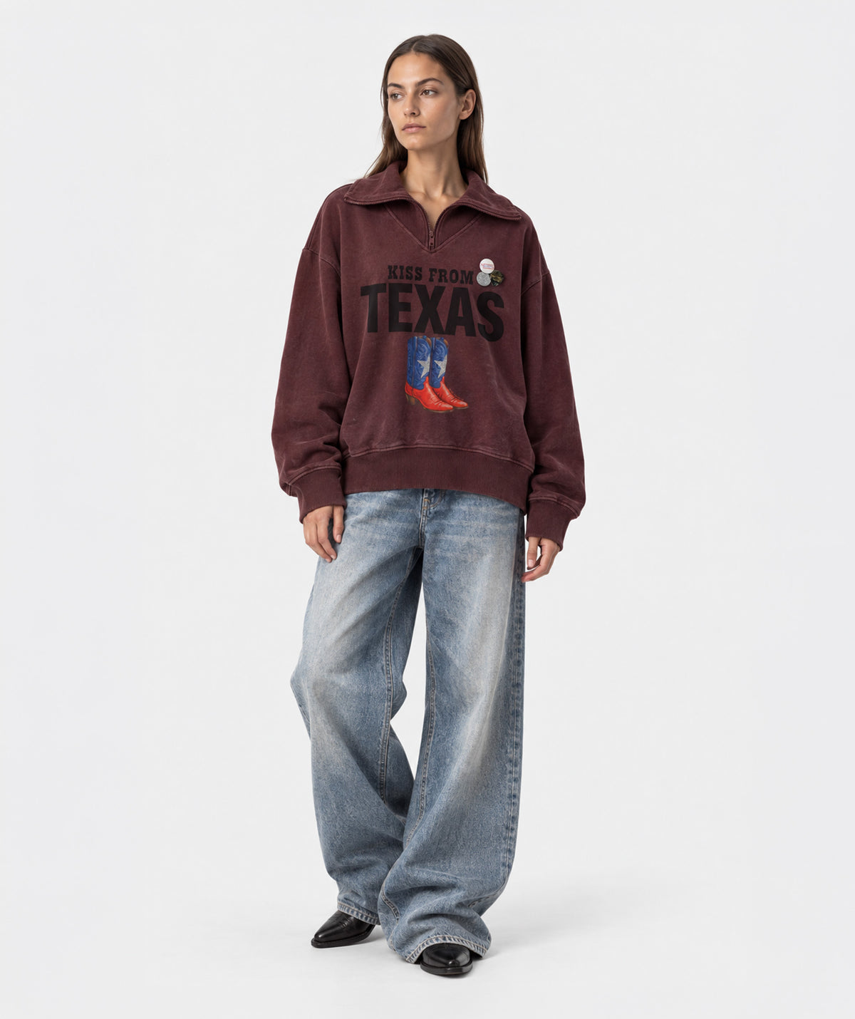 Sweatshirt driver wine "TIAG"