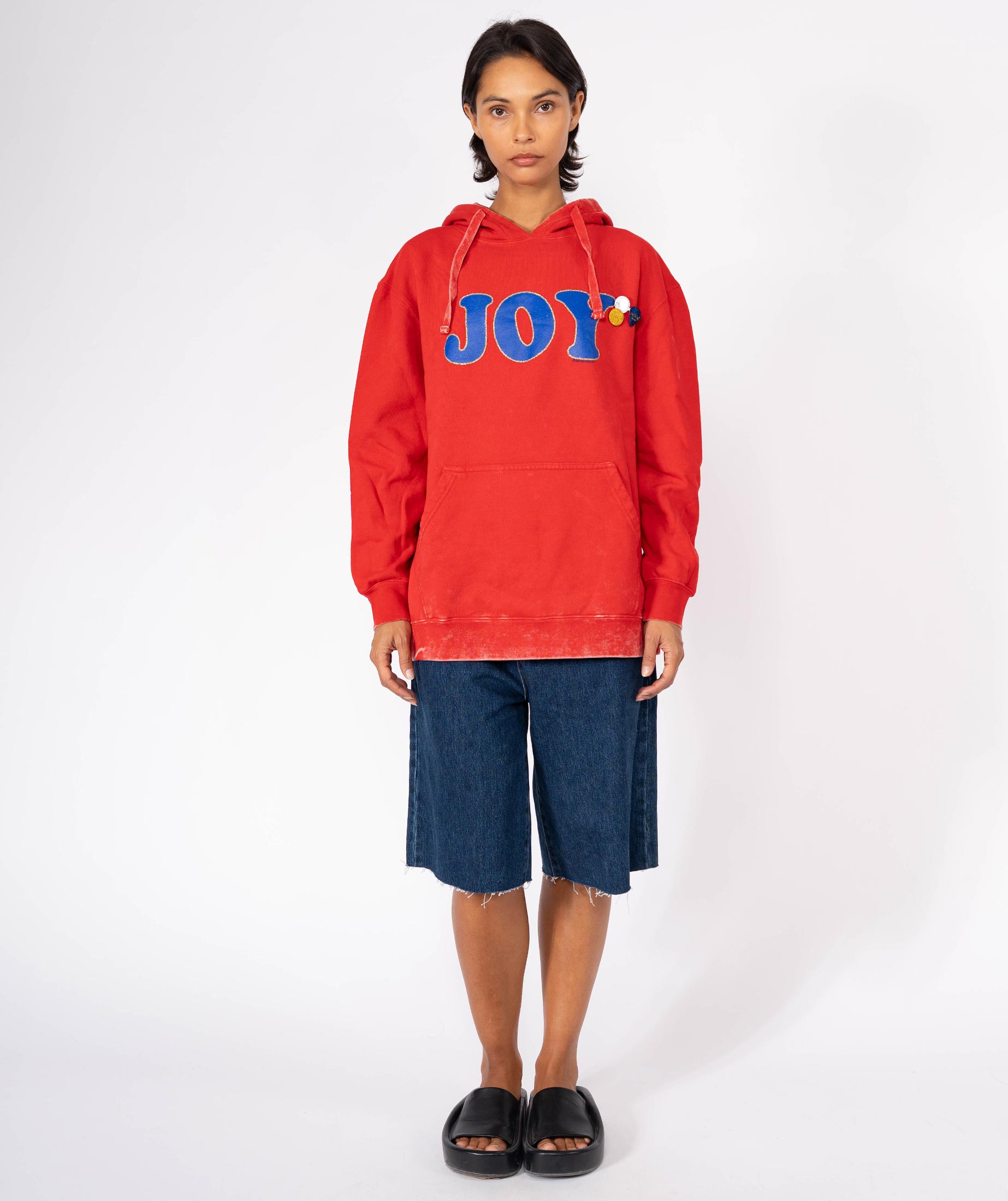 Hoodie jagger red acid "JOY FW21"