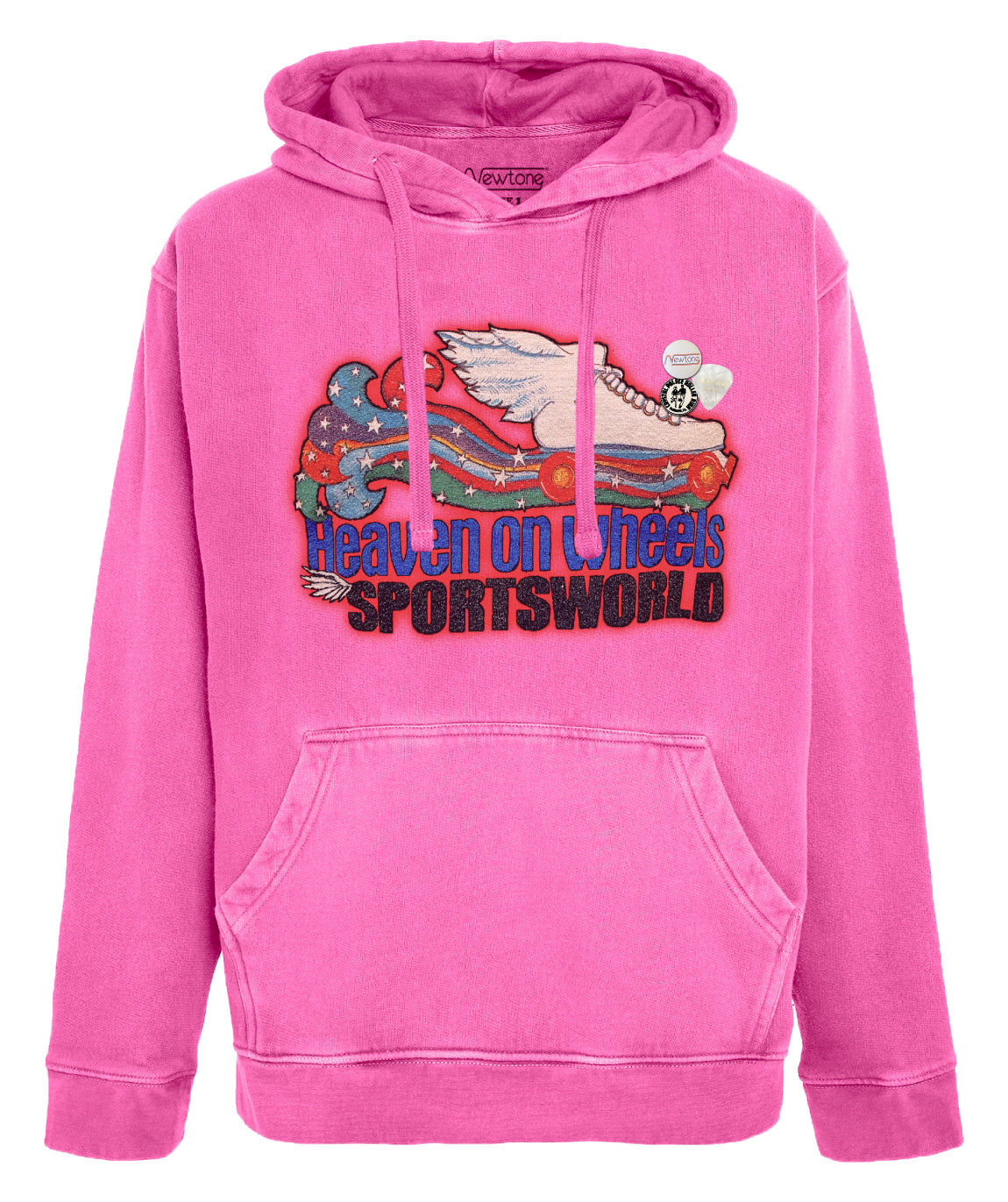 Hoodie jagger fuschia "HEAVEN"