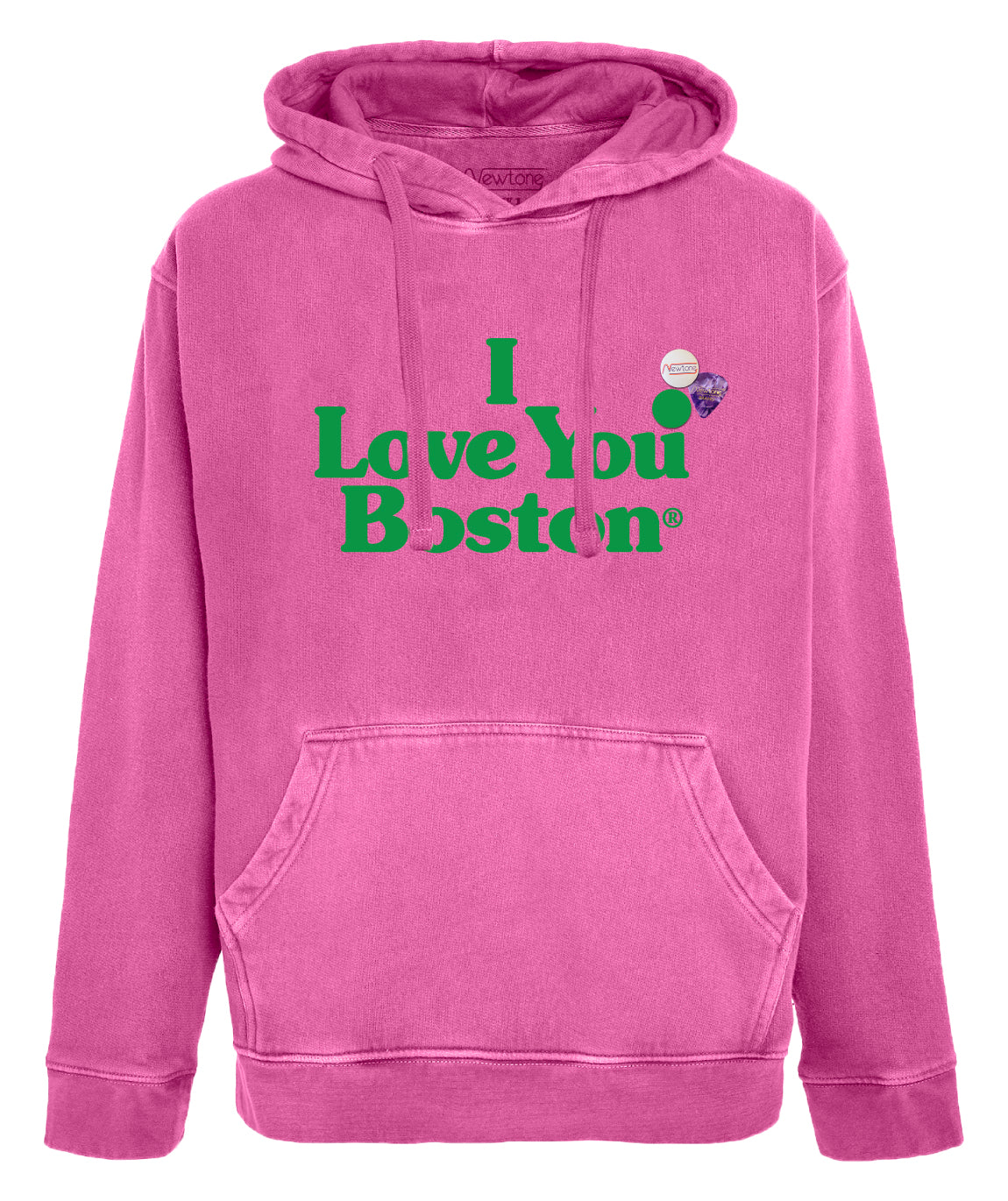 Hoodie jagger fuschia "SOUVENIR"