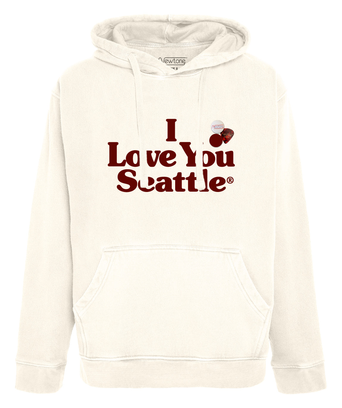 Hoodie jagger natural "SOUVENIR"