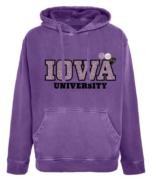 Hoodie jagger purple "UNIVERSITY"