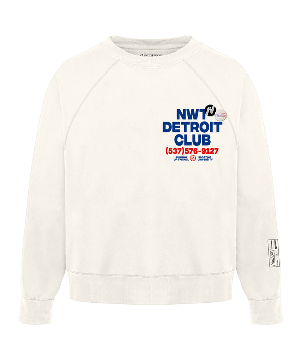 Sweatshirt harper dirty white "SPORTING"