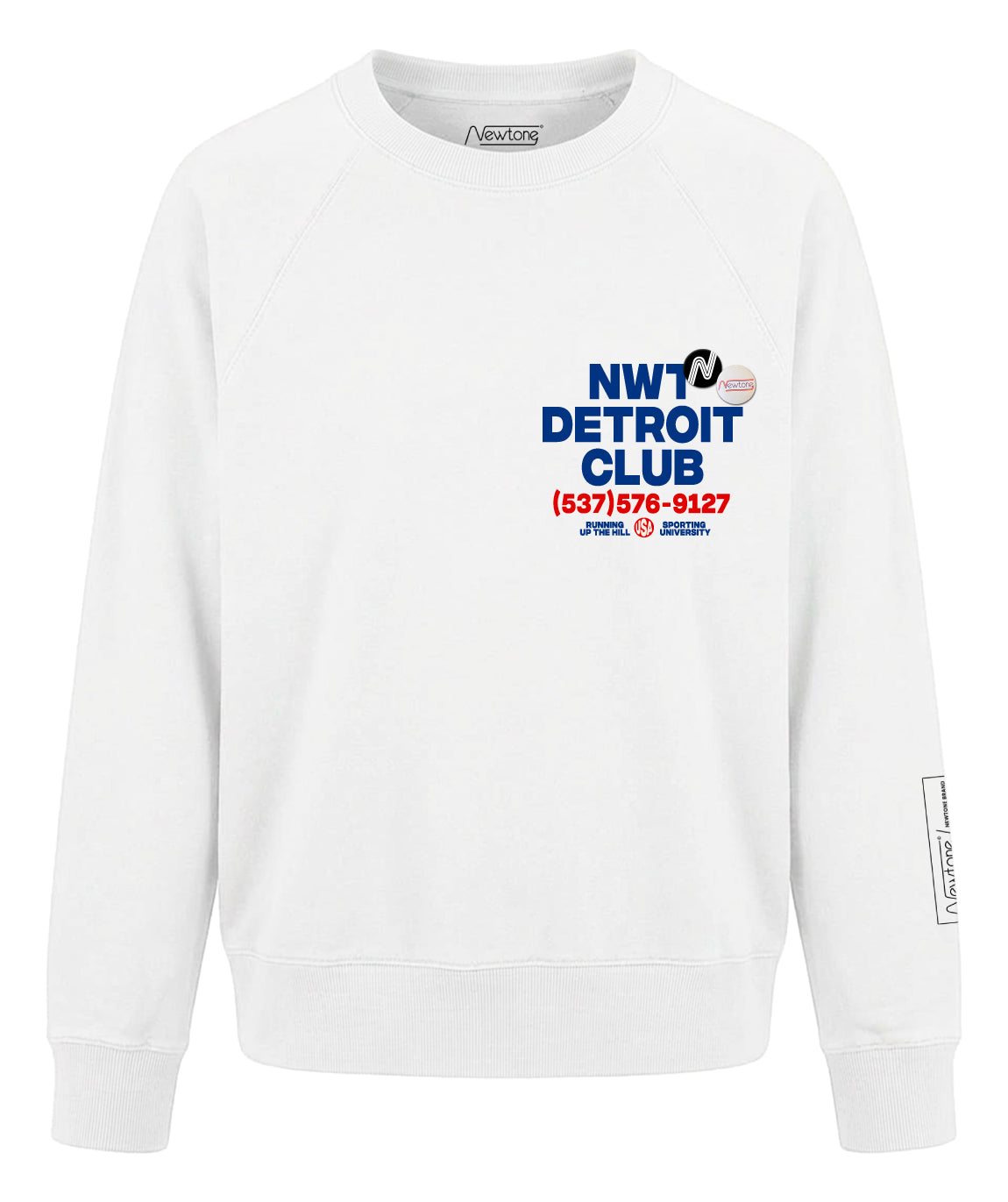 Sweatshirt harper dirty white "SPORTING"