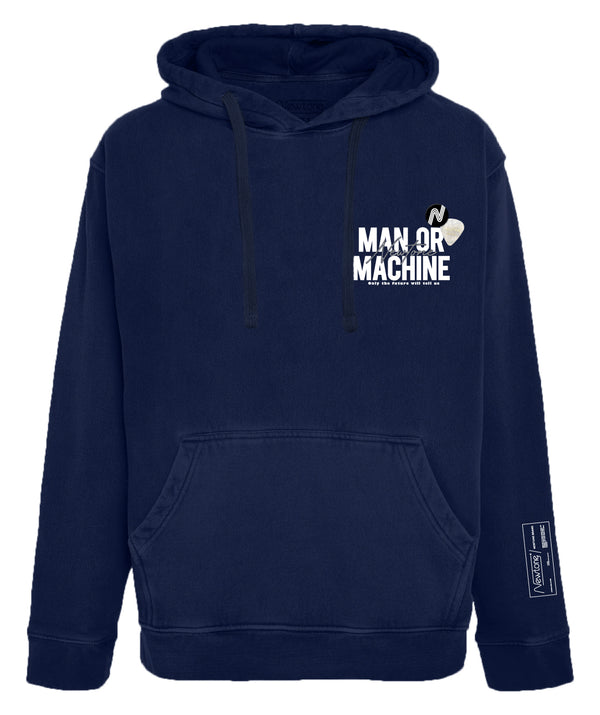 Hoodie jagger navy "MACHINE"