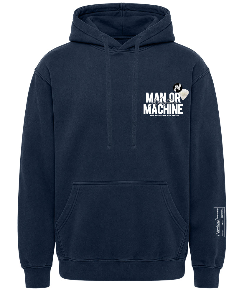 Navy Jagger "MACHINE" Hoodie