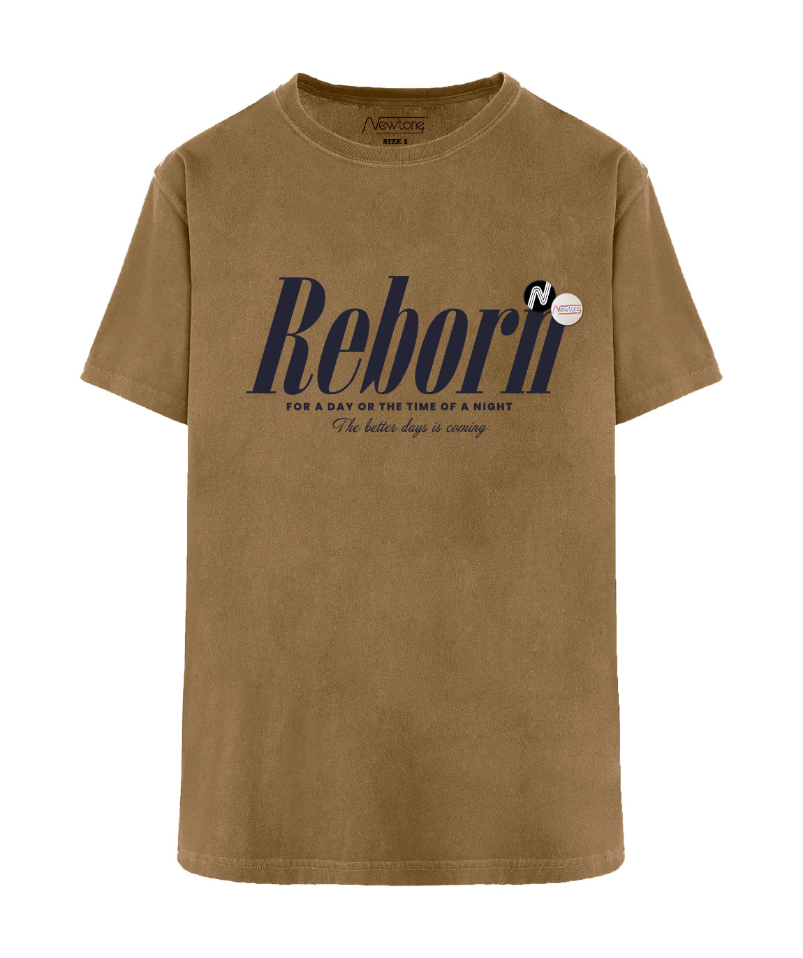 Tee shirt trucker havane "REBORN"