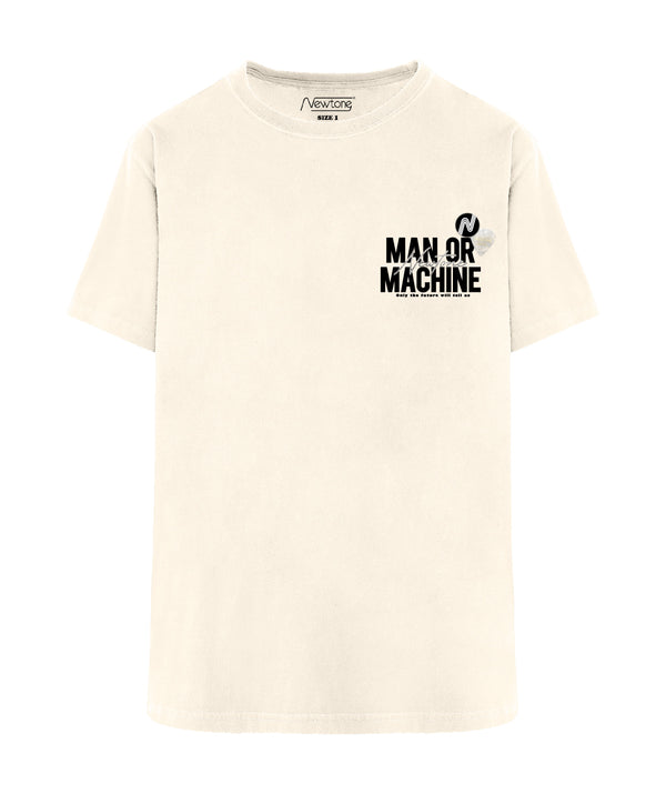 Tee shirt trucker natural "MACHINE"