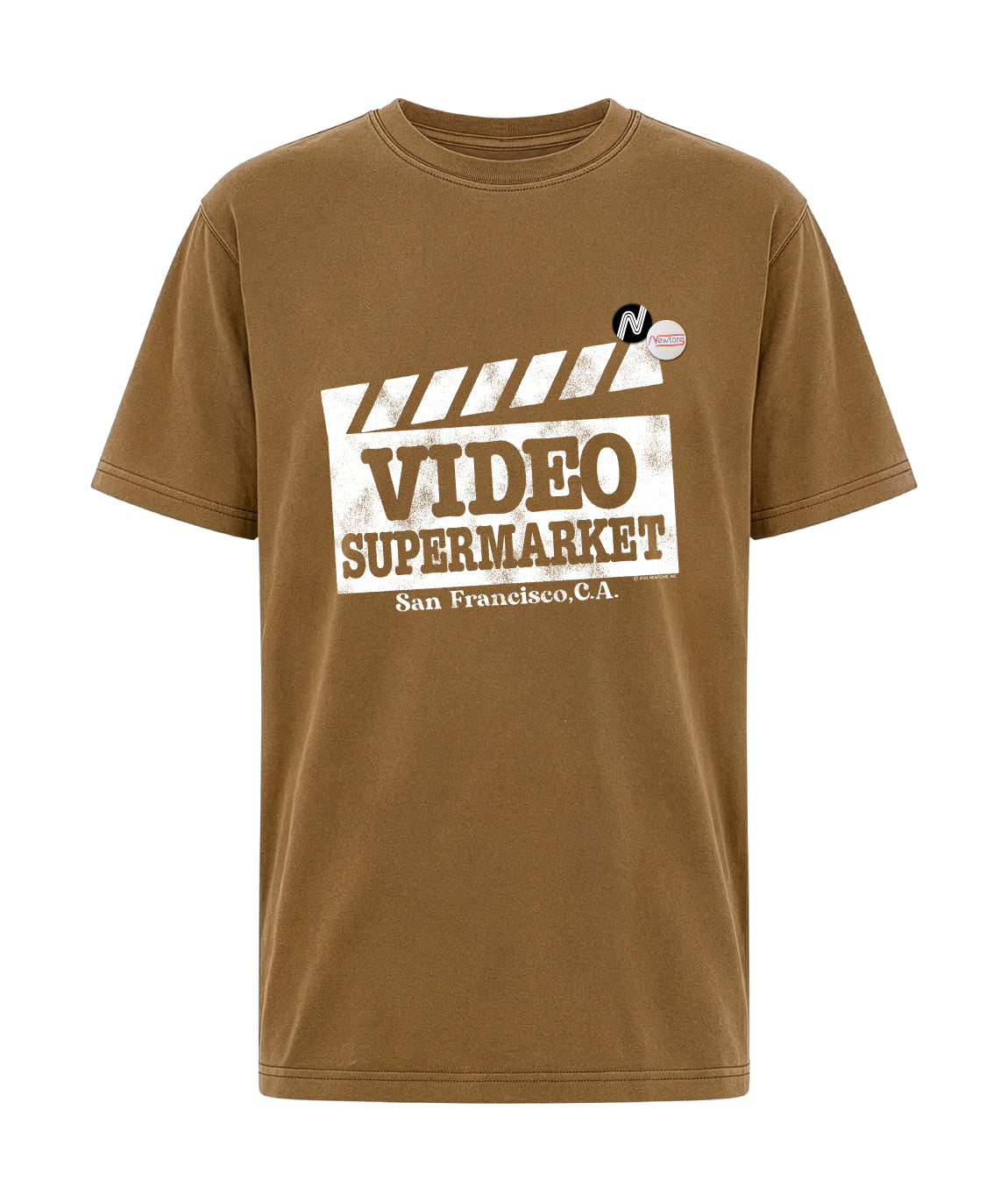 "CLAP" Havana-colored trucker T-shirt