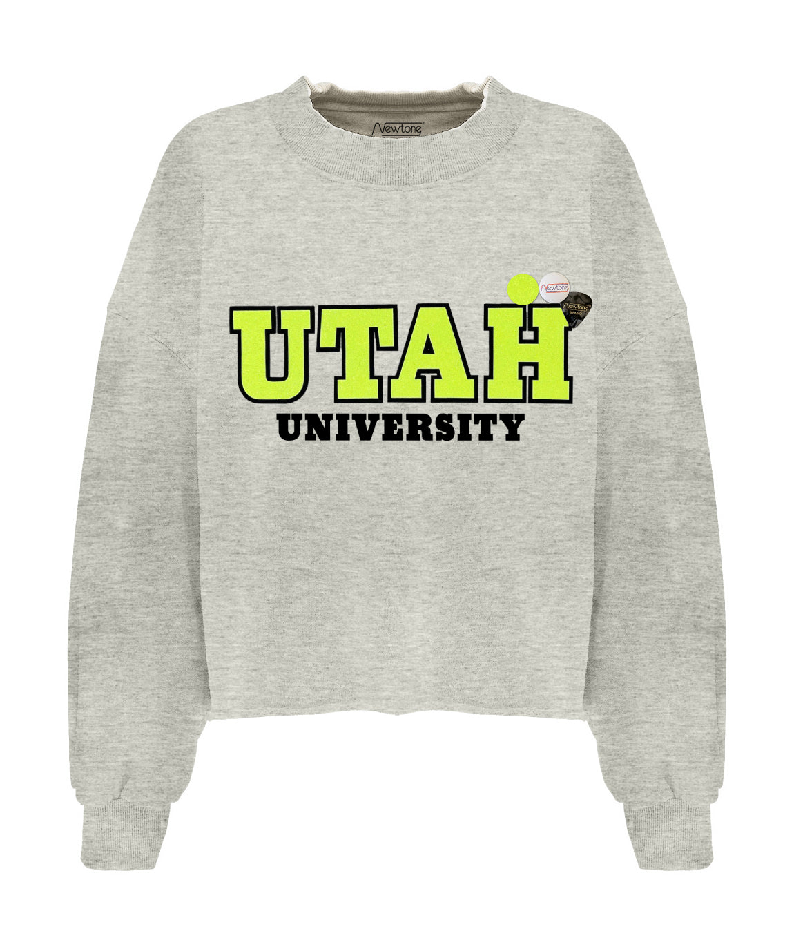 Sweatshirt crop porter elephant "UNIVERSITY"