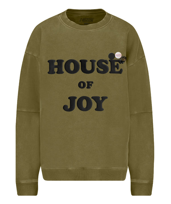 Sweatshirt roller kaki "HOUSE"