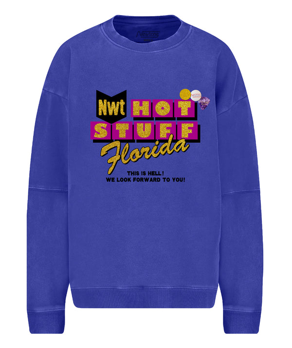 Sweatshirt roller royal "STUFF"