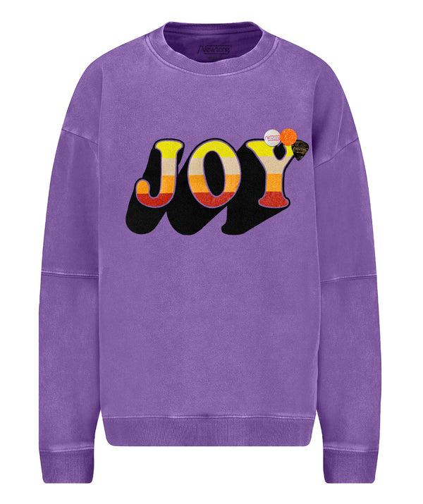 Sweatshirt roller purple "JOY FW24"