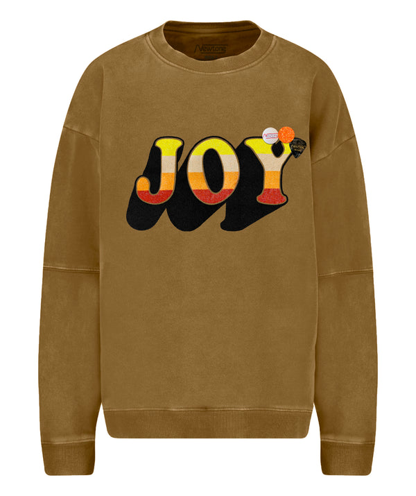 Sweatshirt roller havane "JOY FW24"