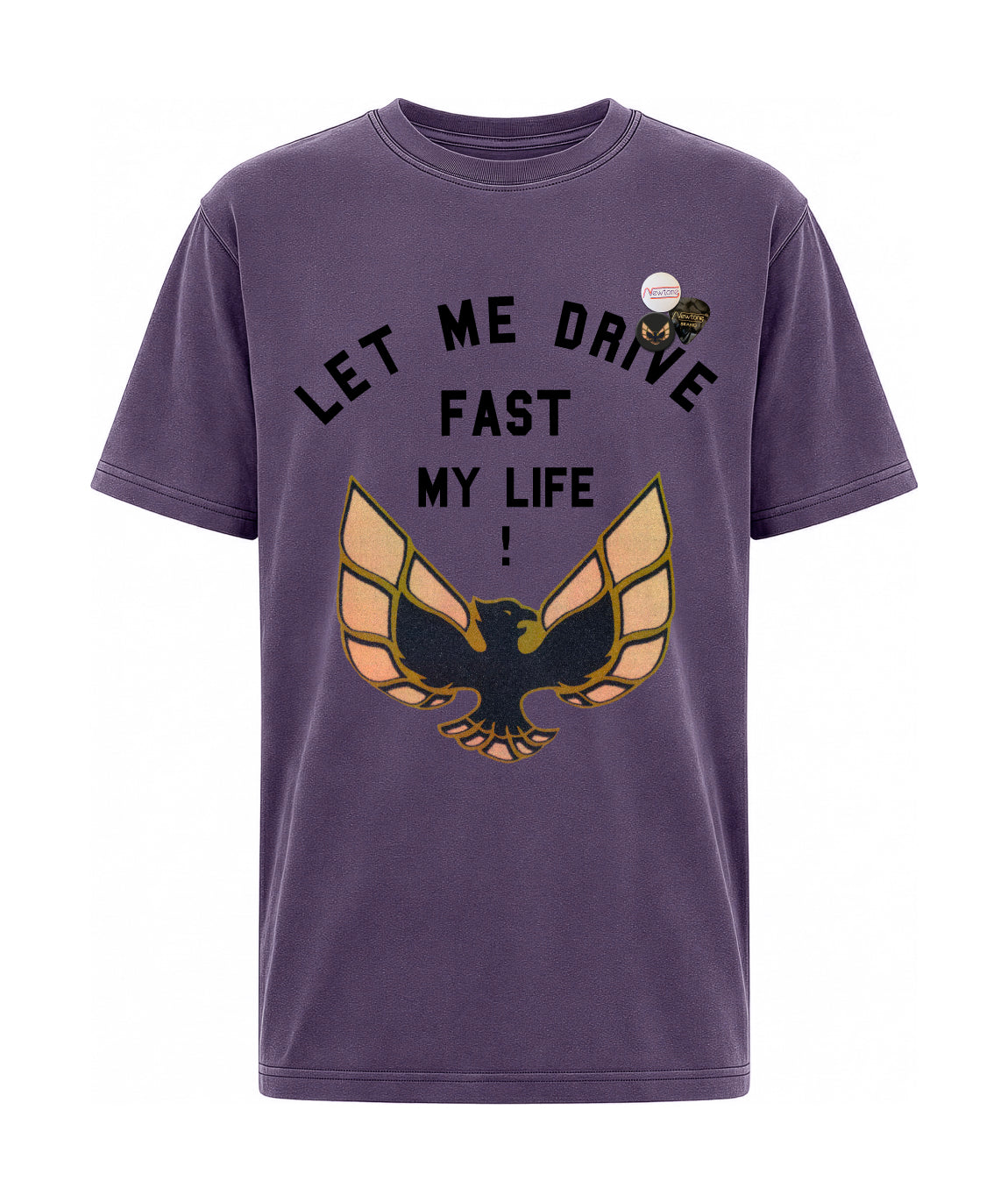 grape BIRDY" grape  Trucker T-Shirt