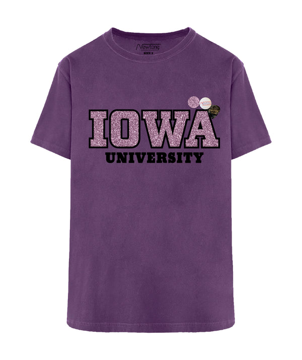 Tee shirt trucker grape "UNIVERSITY"