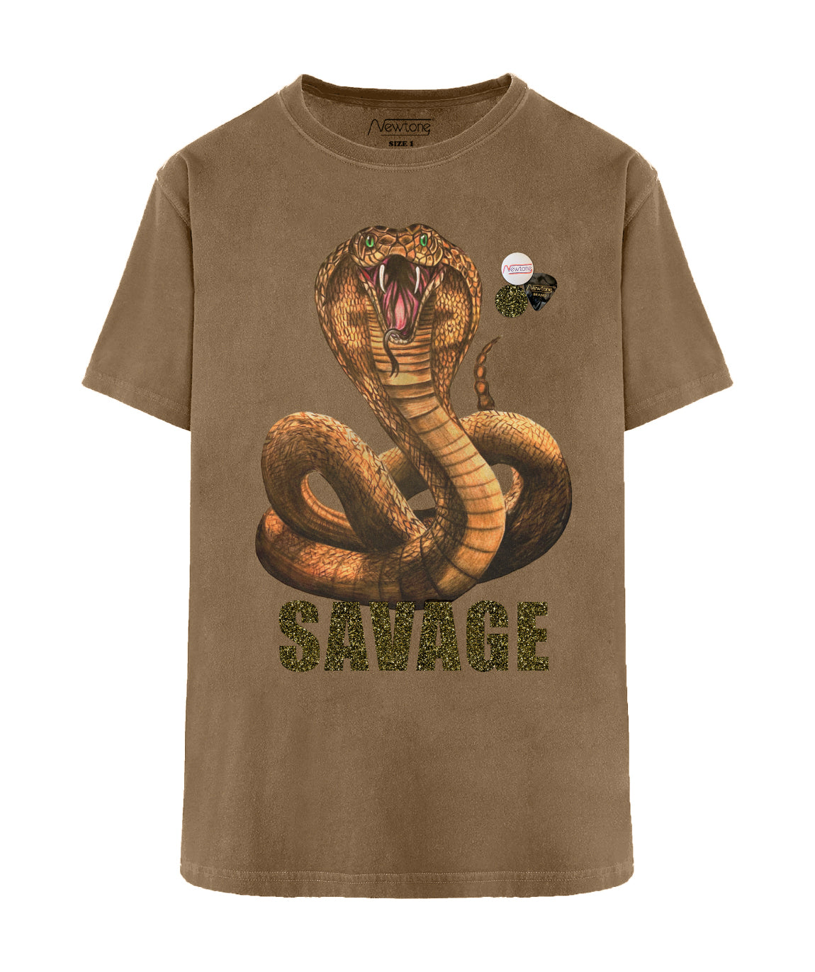 Tee shirt trucker havane "SAVAGE"