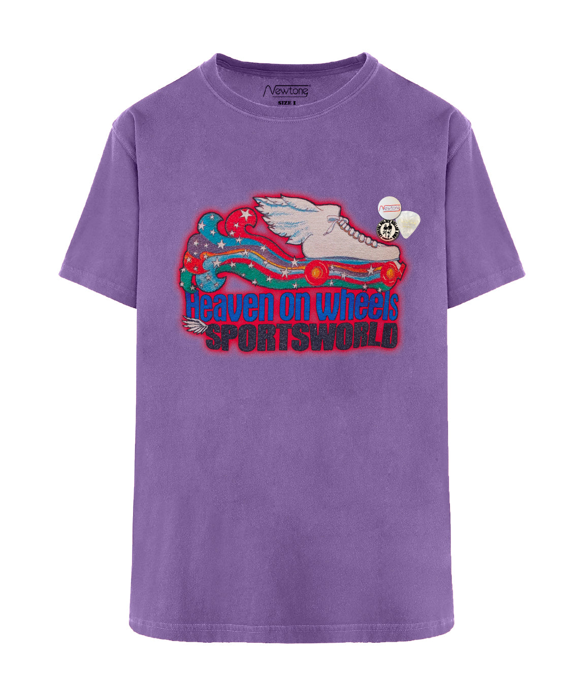 Tee shirt trucker grape "HEAVEN"