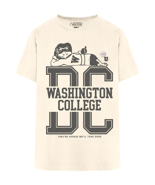 Tee shirt trucker natural "WASHINGTON"