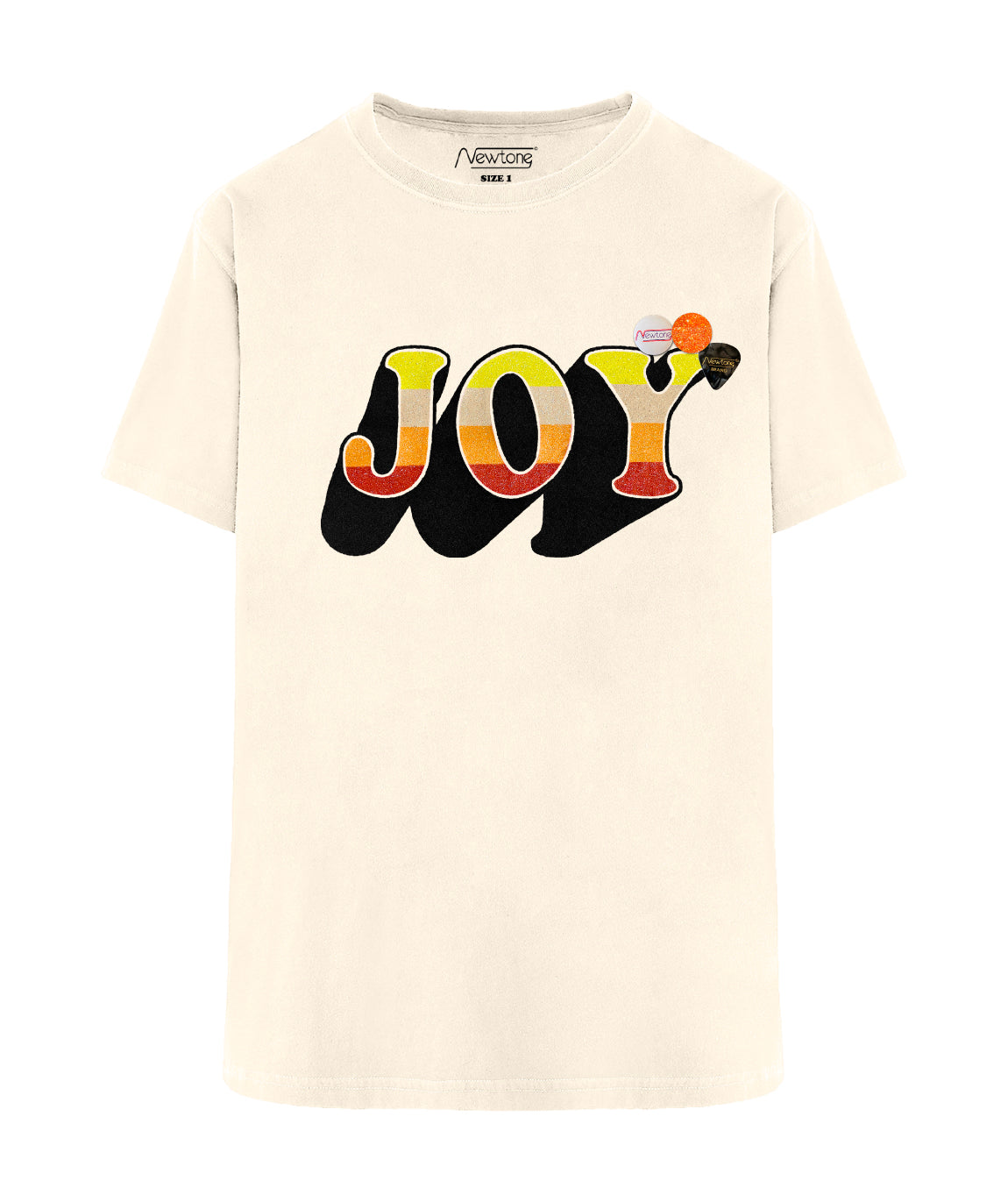 Natural trucker t-shirt &quot;JOY FW24&quot;