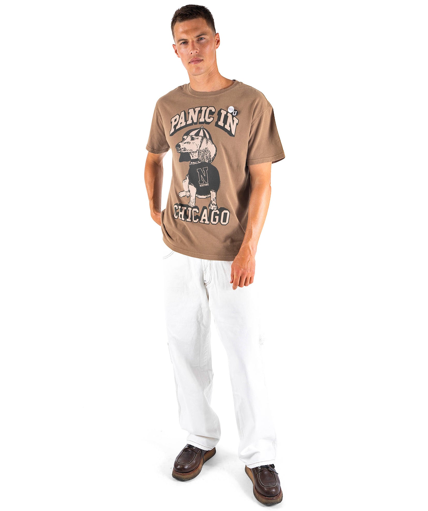 Tee shirt trucker havane "CHICAGO"