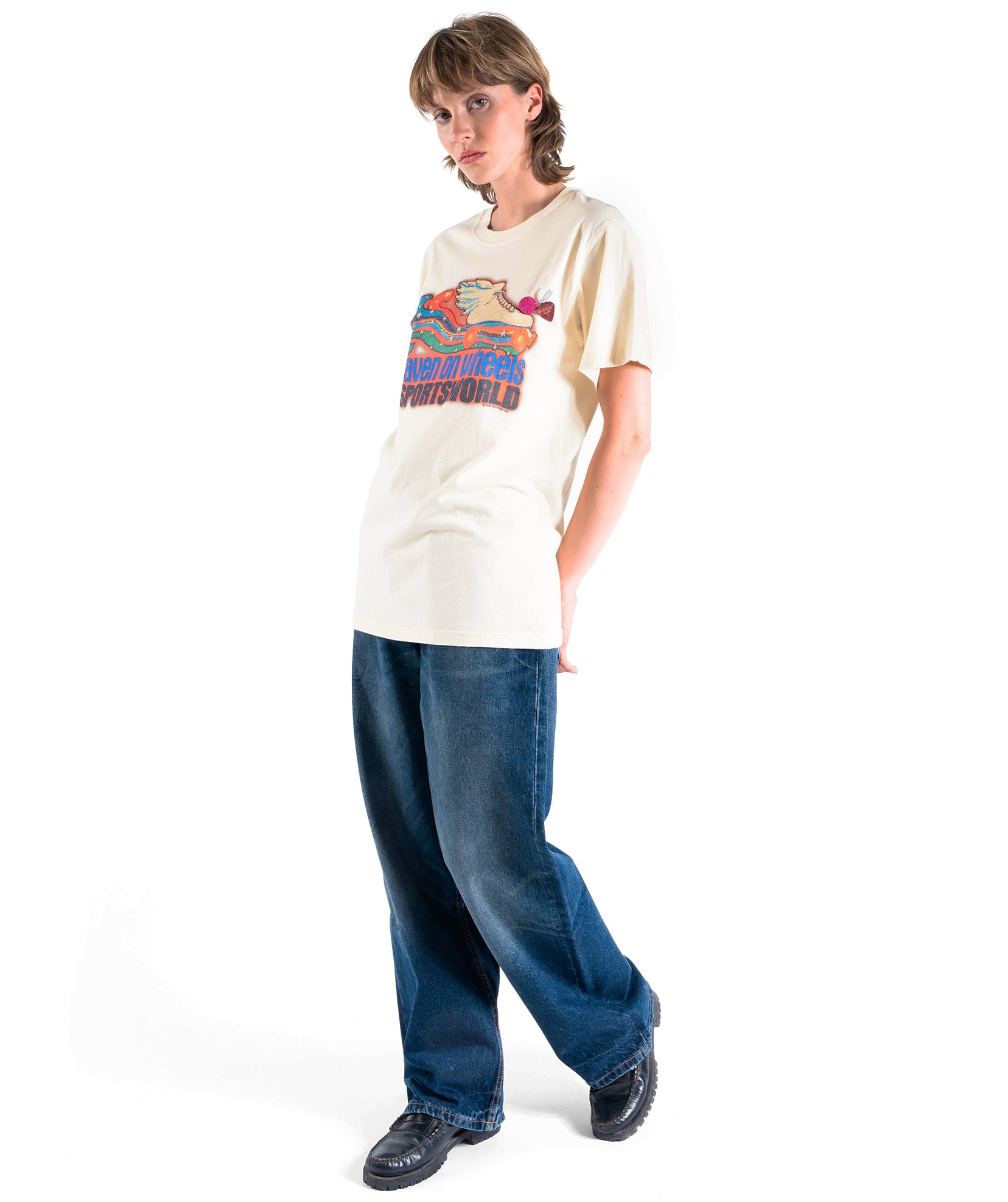 Tee shirt trucker natural "HEAVEN"