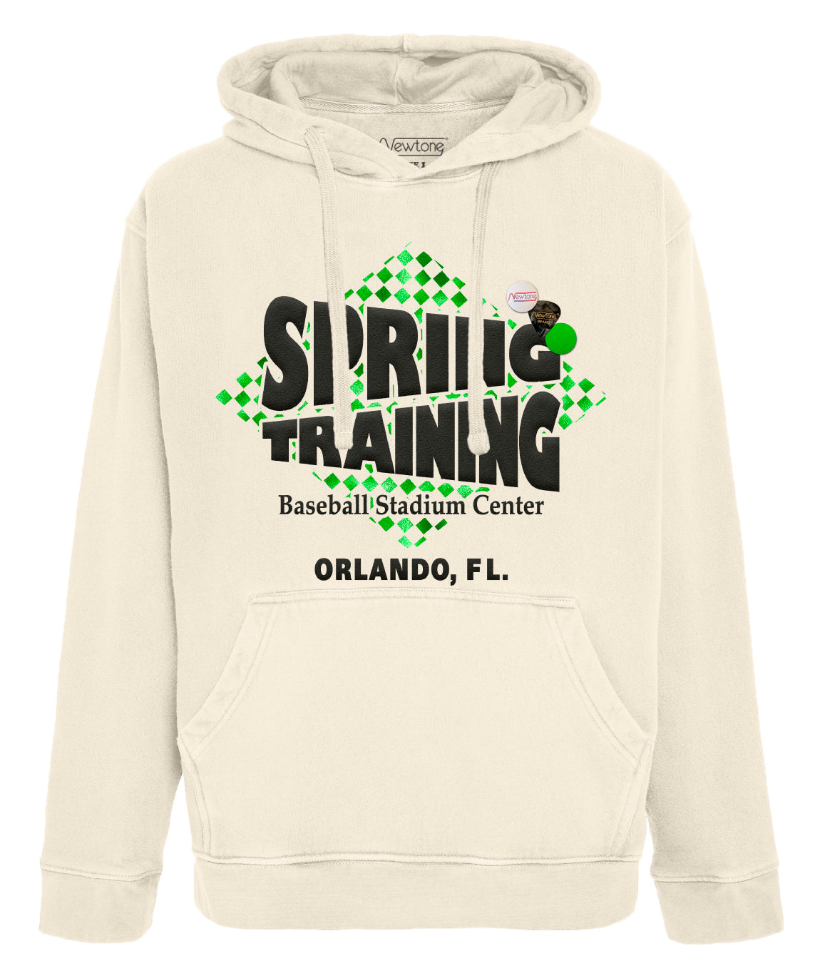 Hoodie jagger natural "TRAINING"