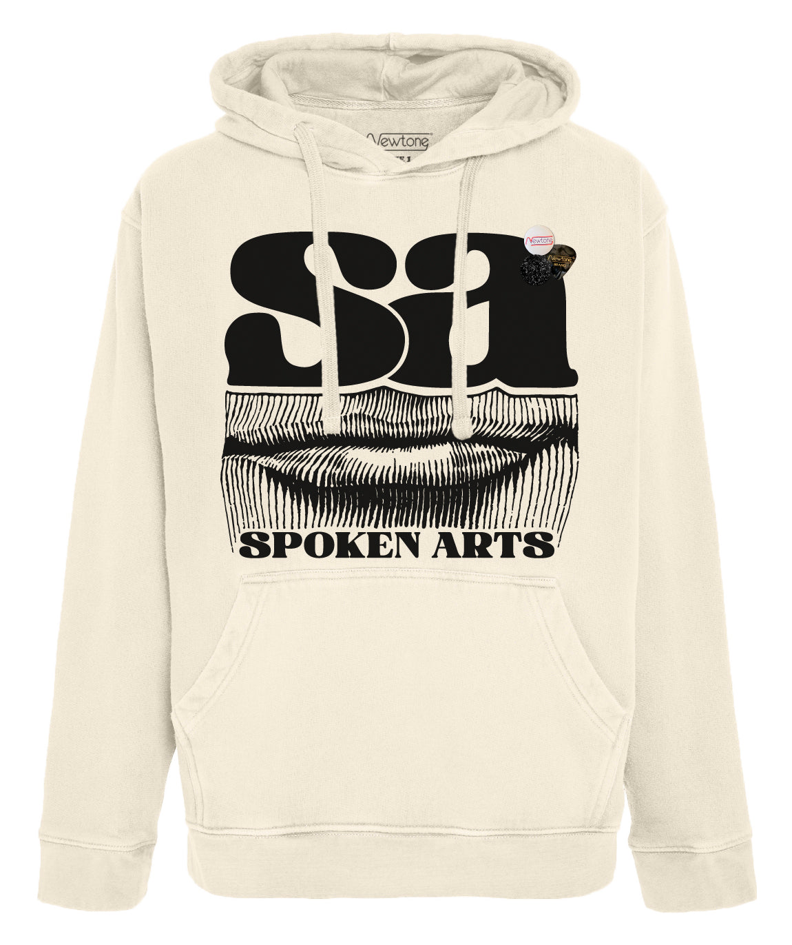 Hoodie jagger natural "SPOKEN"