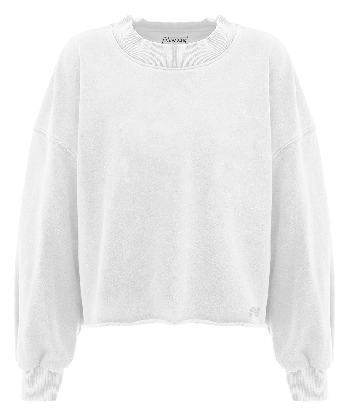 Sweatshirt crop porter dirty white "DAILY"
