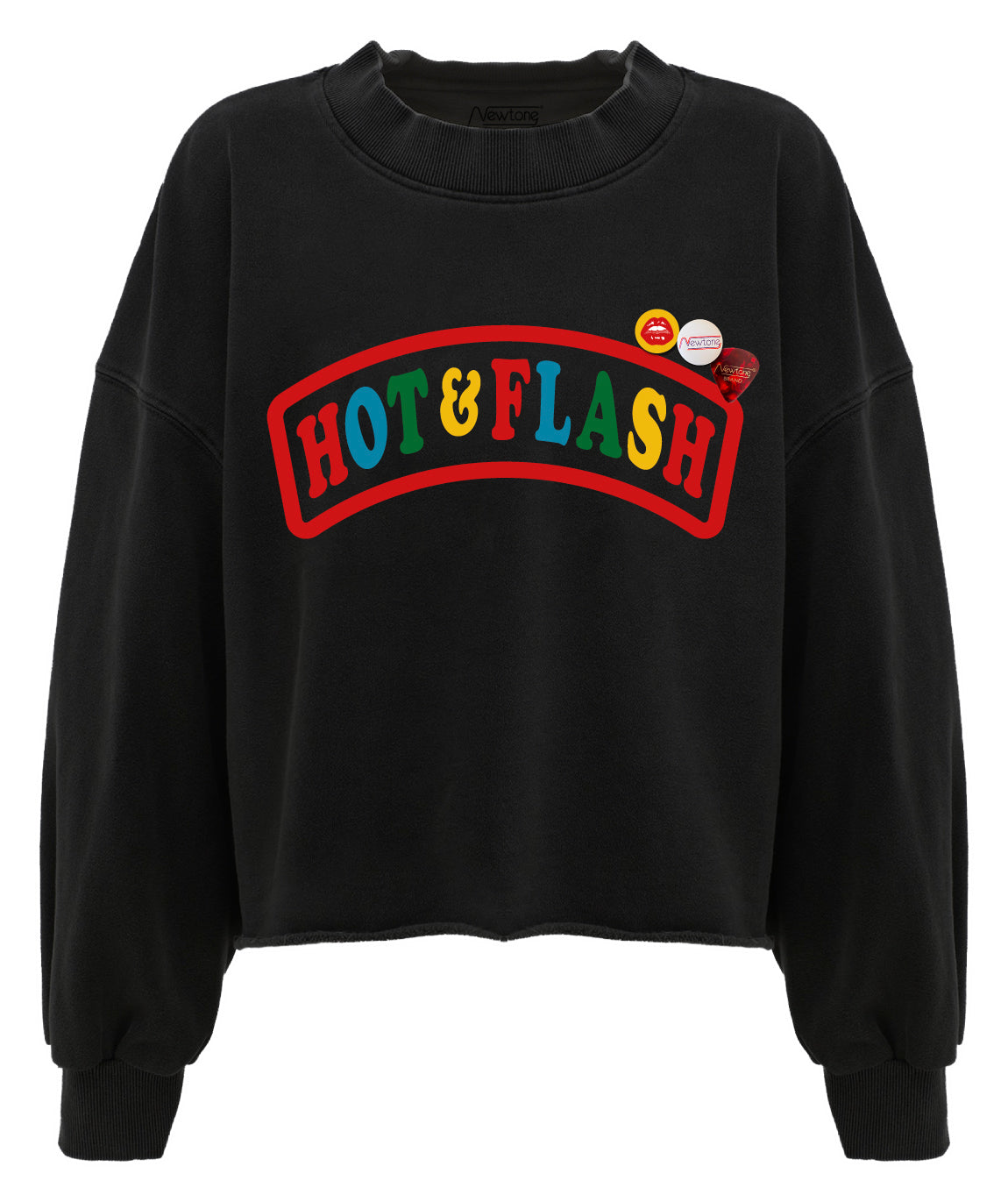 Sweatshirt crop porter night "HOT"