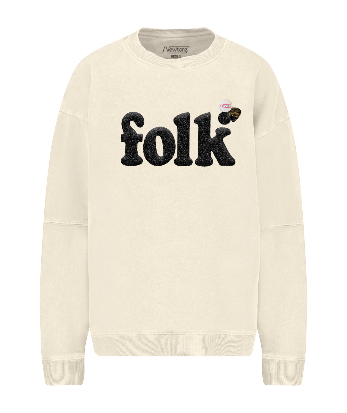 FOLK" natural roller sweatshirt