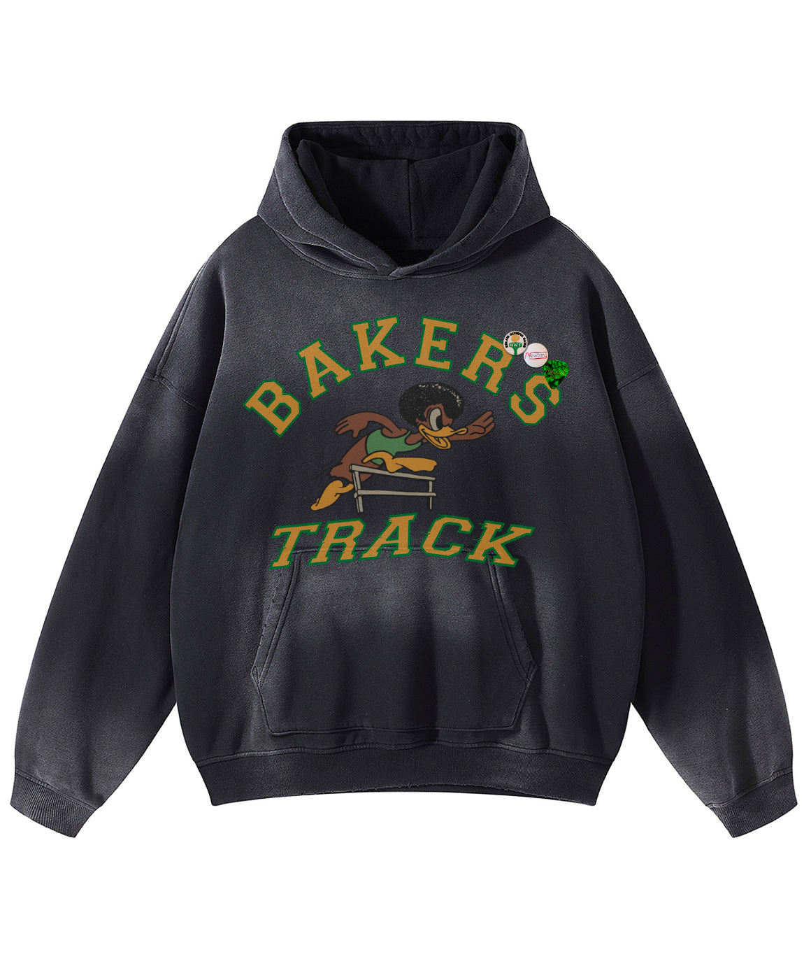 Hoodie skyler vintage black "BAKERS"