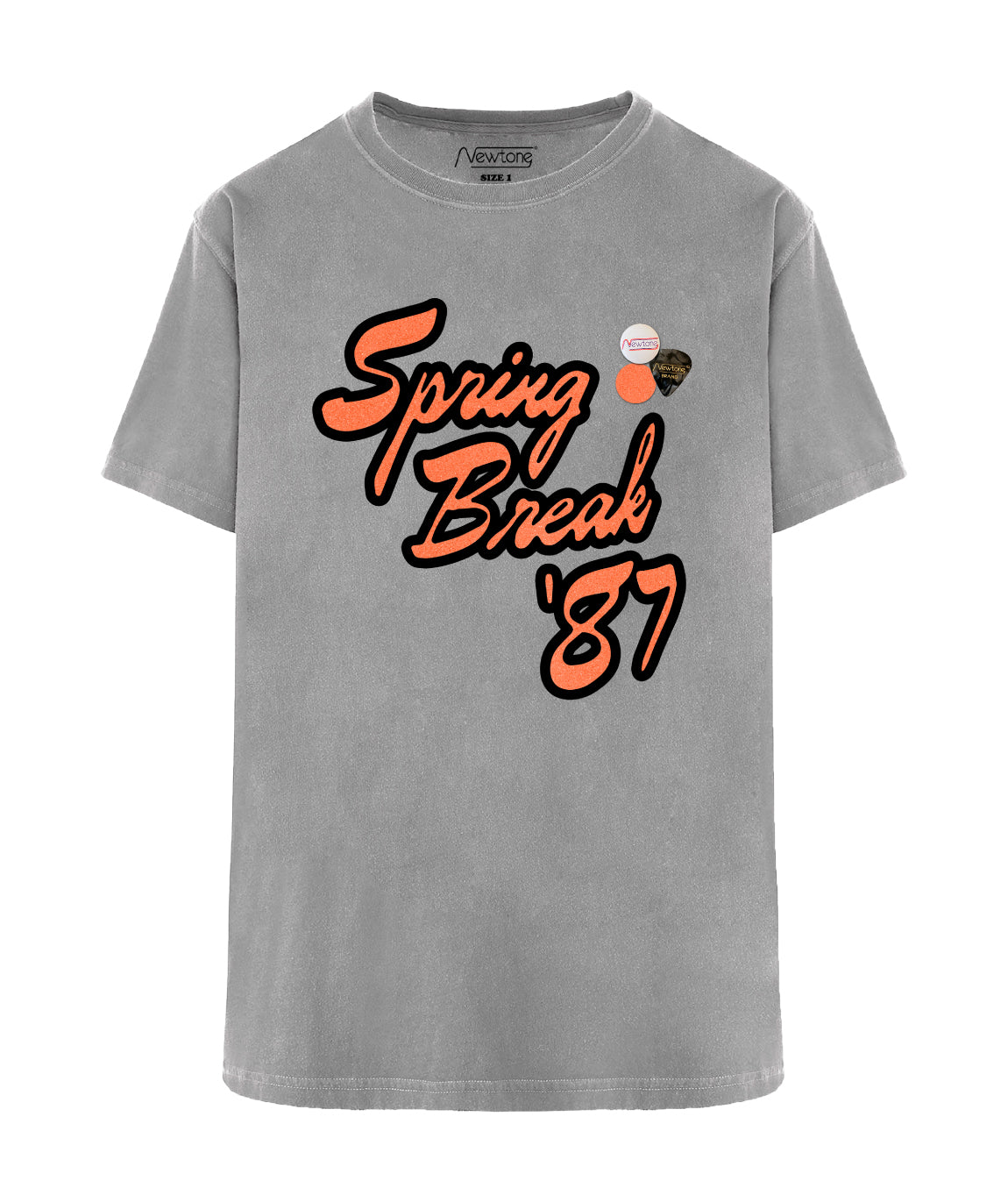 Tee shirt trucker grey "SPRING"