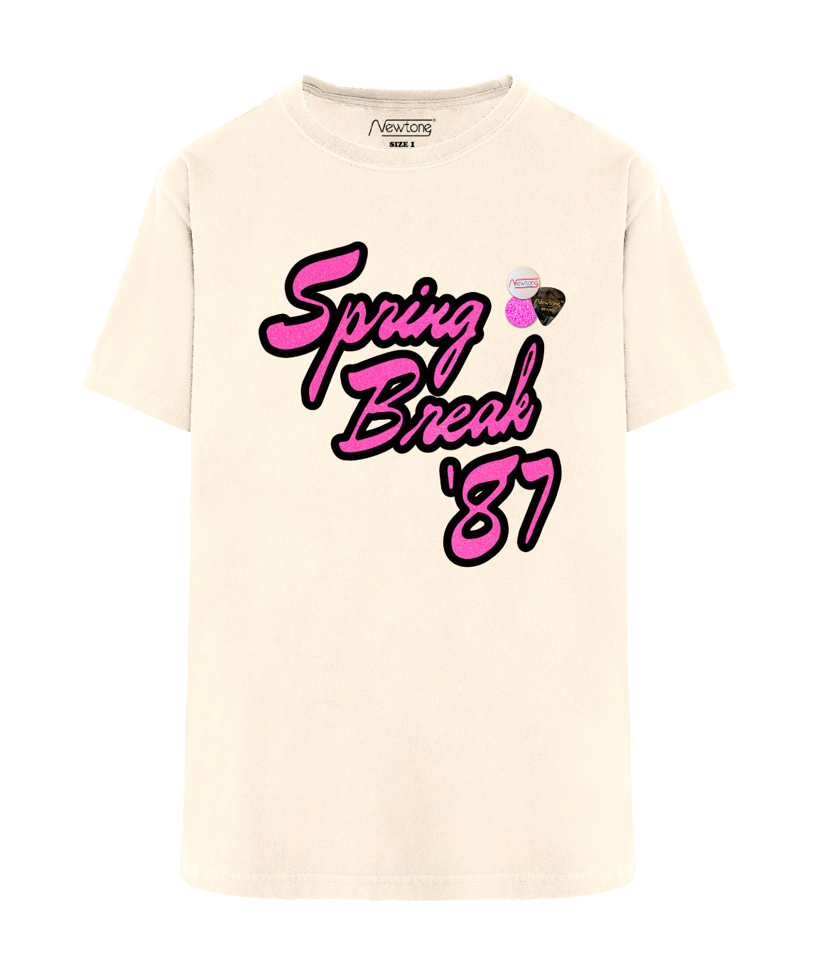 Tee shirt trucker natural "SPRING"