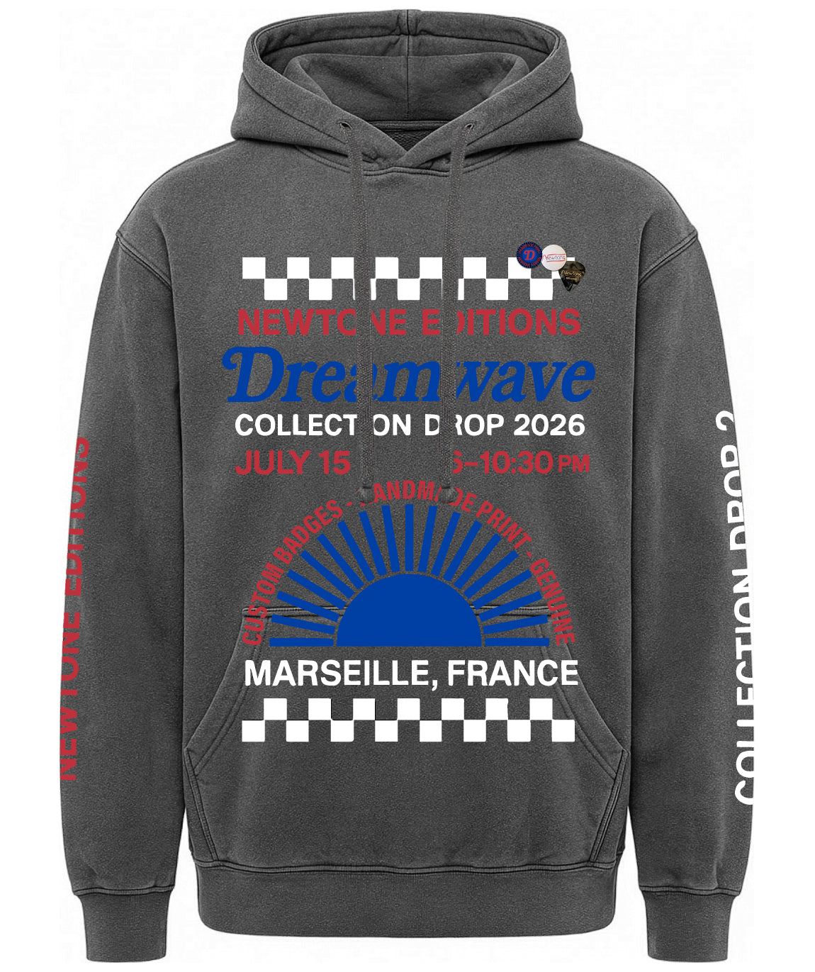 Hoodie jagger pepper "DREAMWAVE"