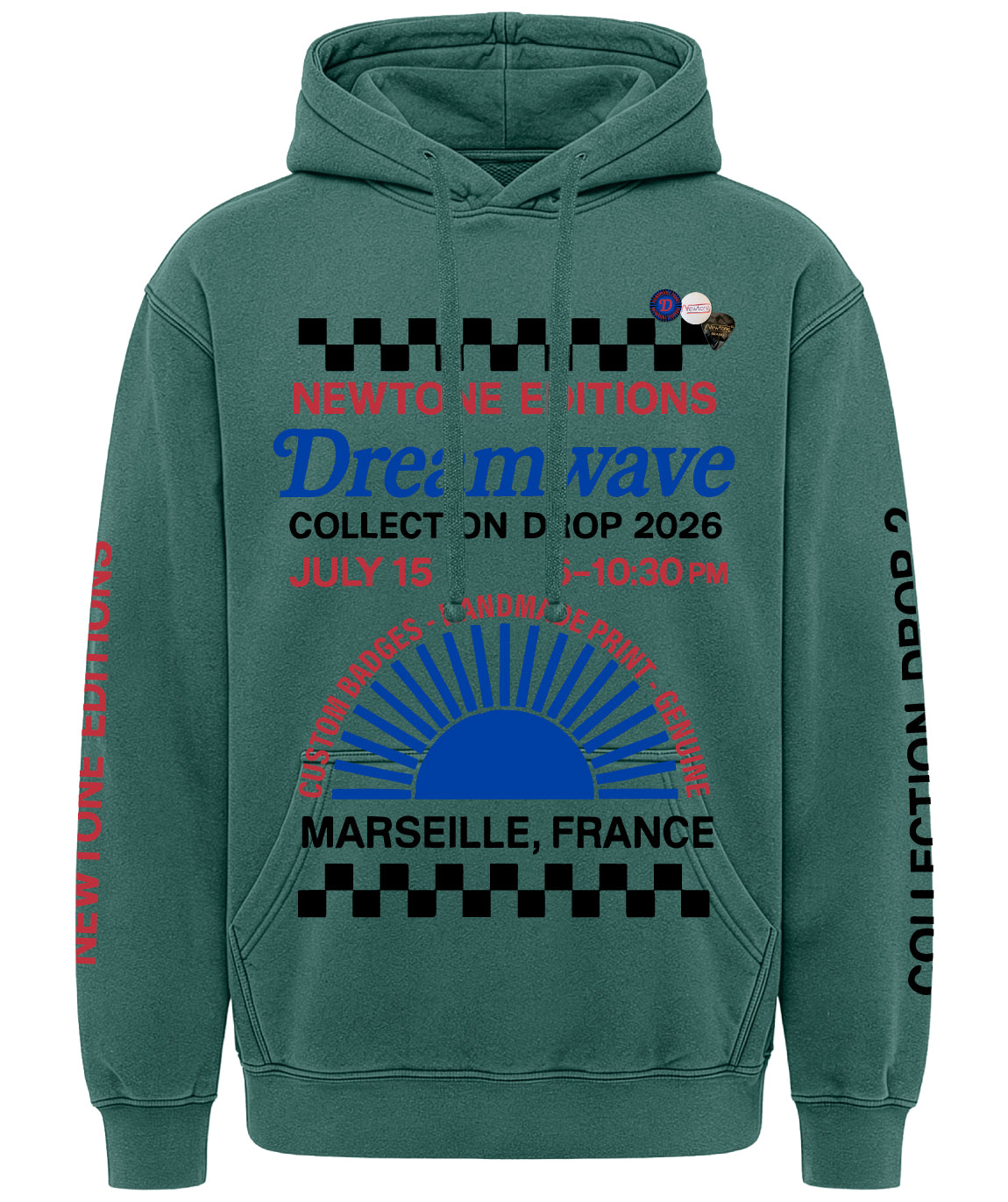 Hoodie jagger forest "DREAMWAVE"