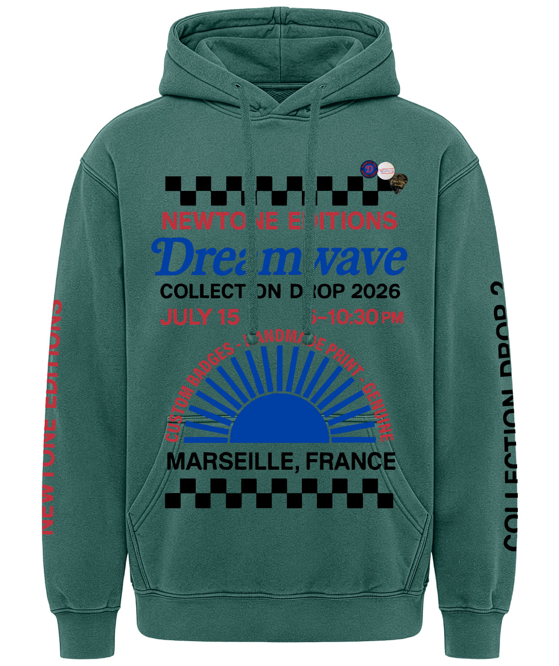 Hoodie jagger forest "DREAMWAVE"