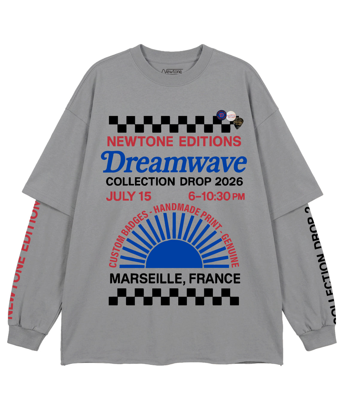 Tee shirt klimer grey "DREAMWAVE"