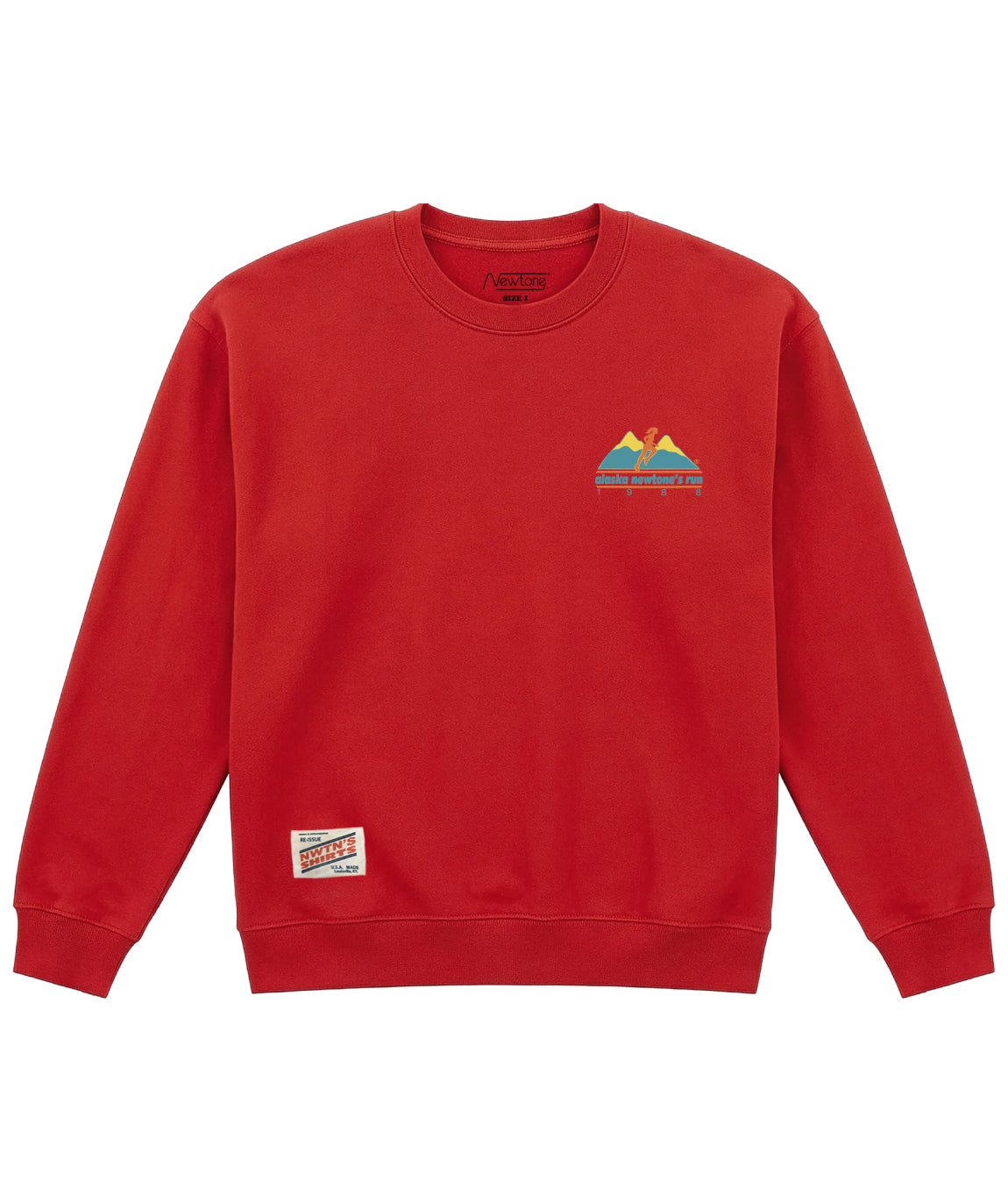Sweatshirt taylor red "ALASKA"
