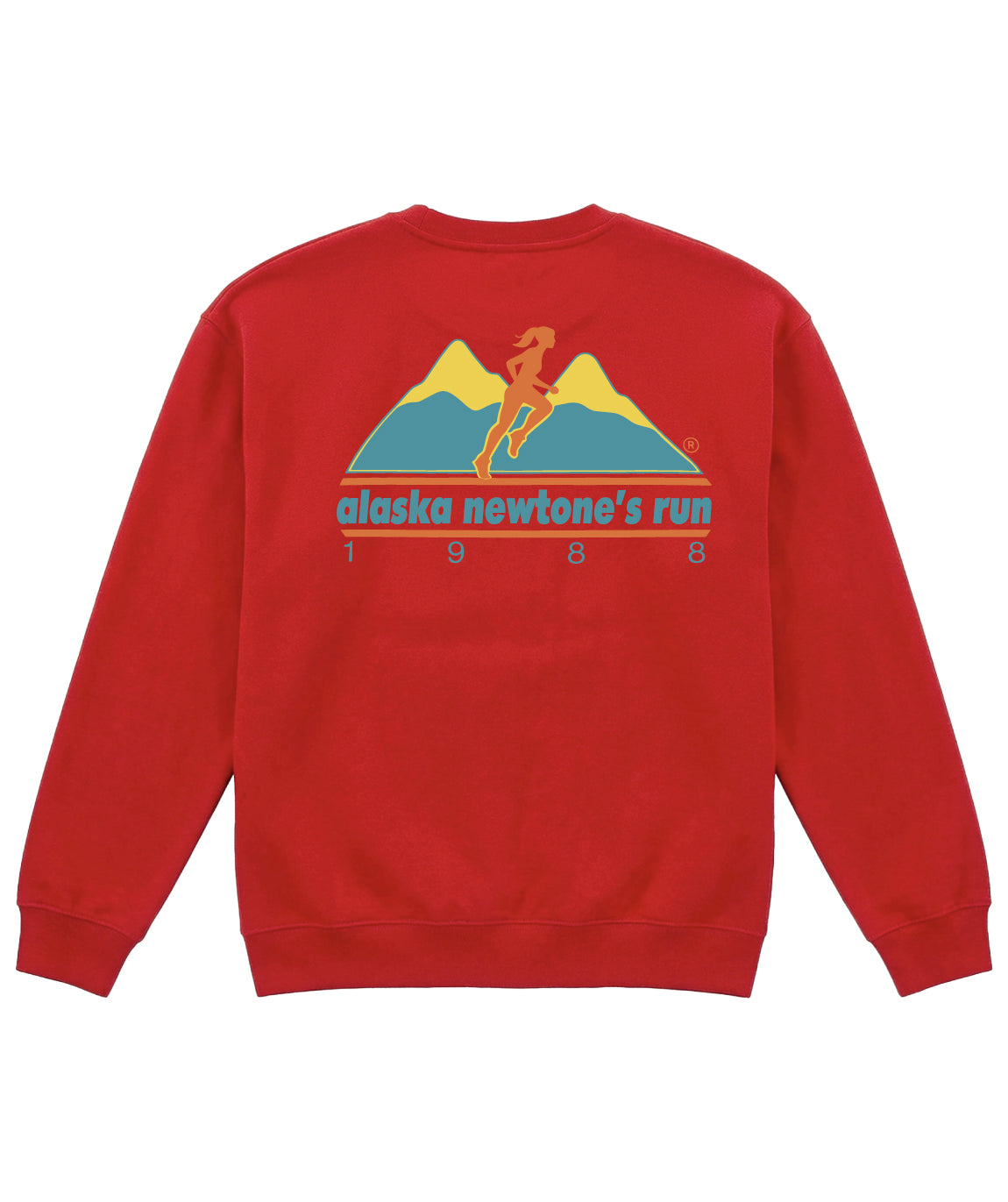 Sweatshirt taylor red "ALASKA"