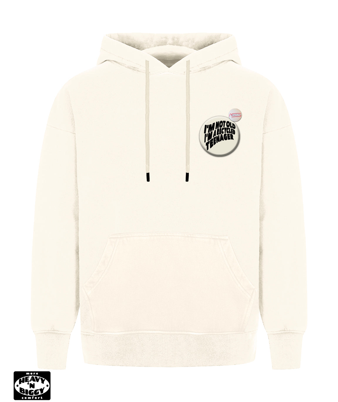 Hoodie heavy'n biggy deeper natural "RECYCLED" TU/1