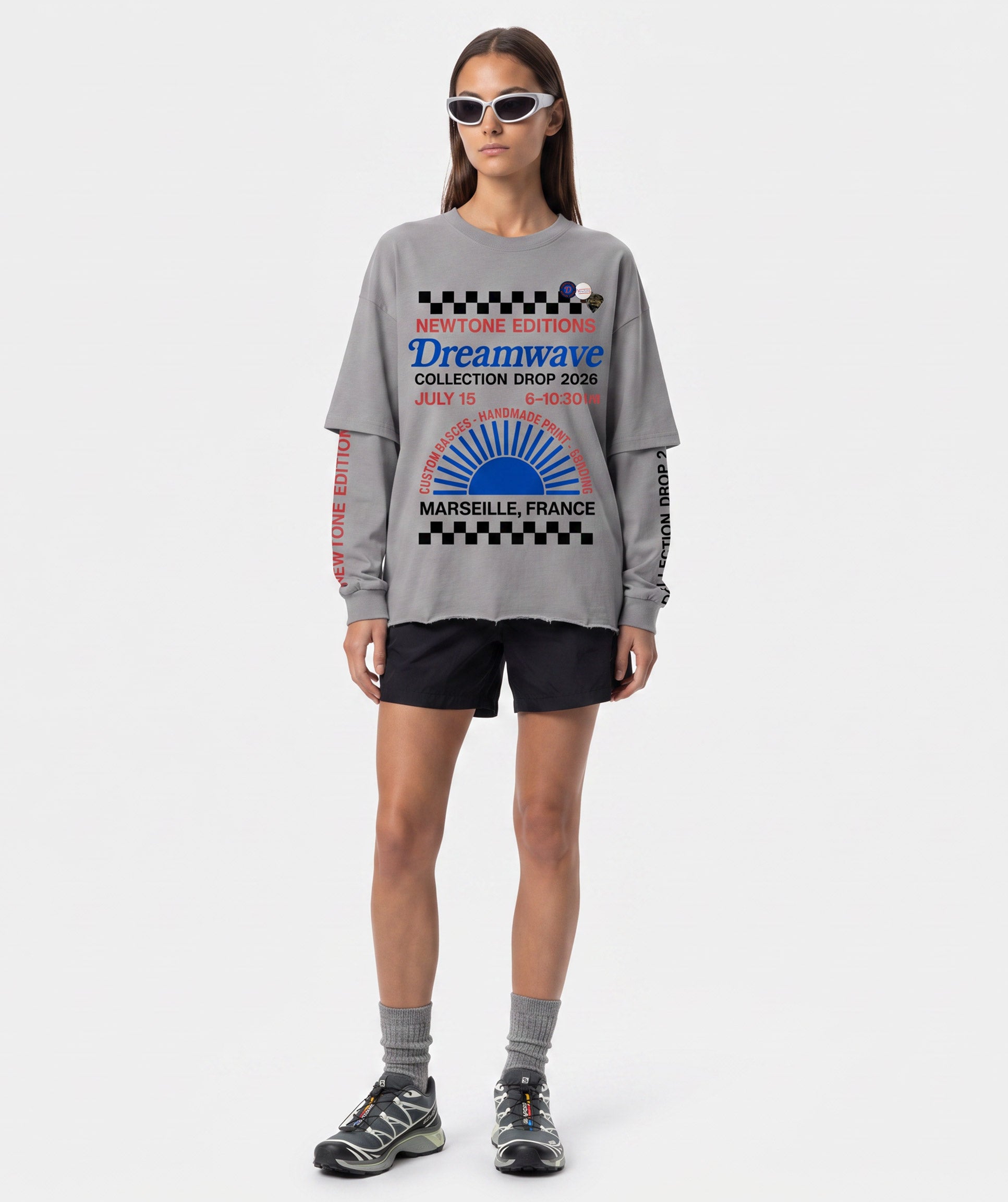 Klimer grey DREAMWAVE" T-shirt