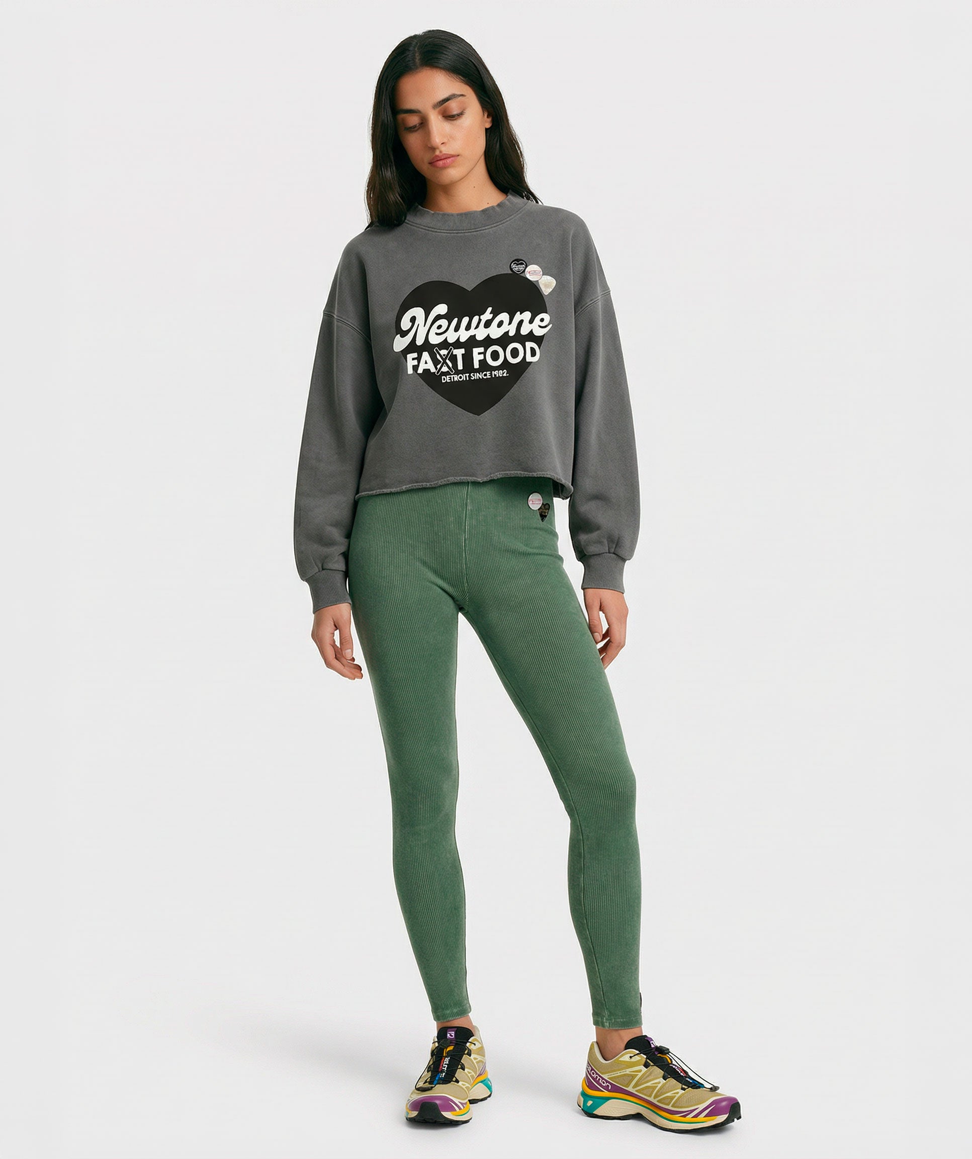 Lightweight forest leggings "BLEED"