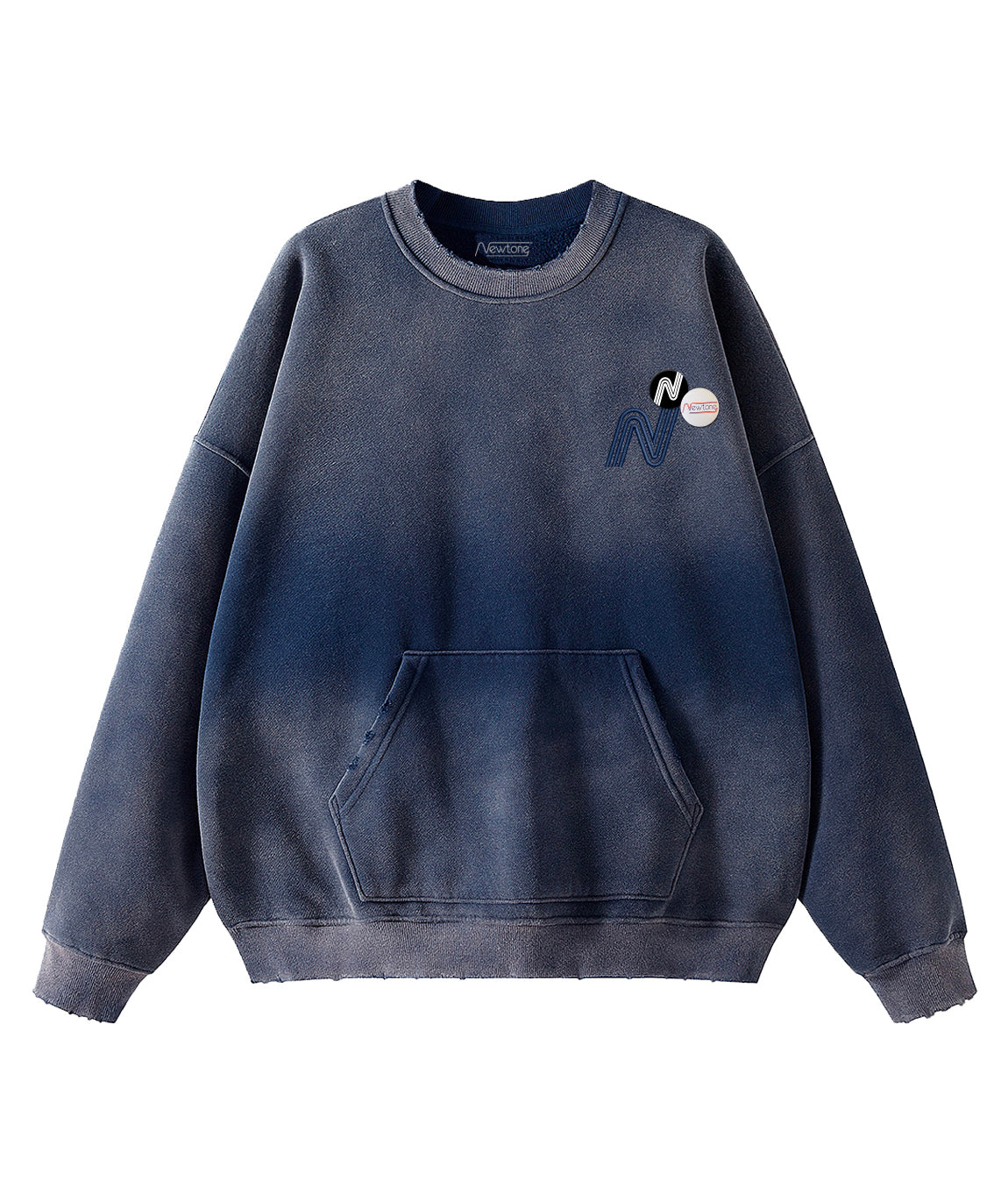 Sweatshirt piper vintage blue "TRADE"