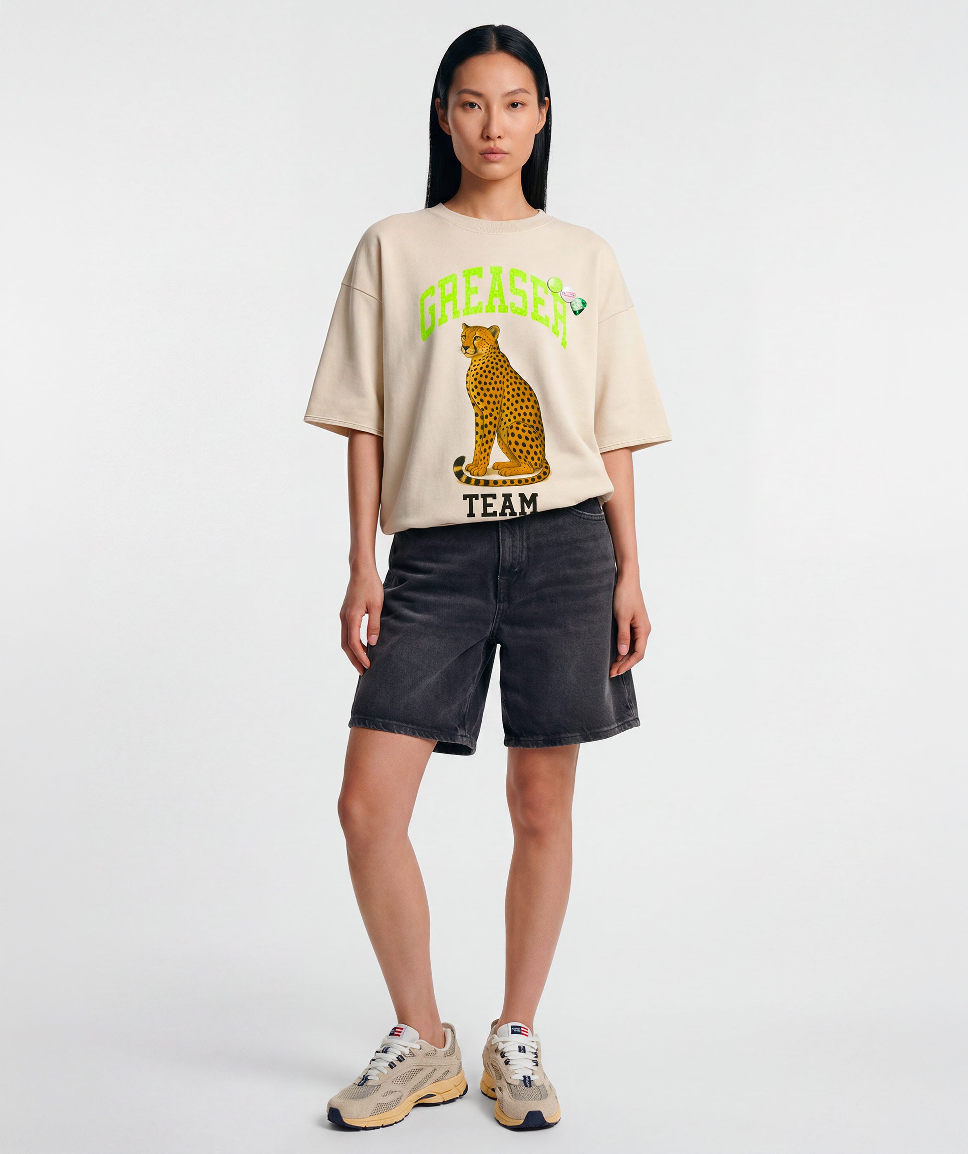 Sweatshirt linder natural "GREASER"