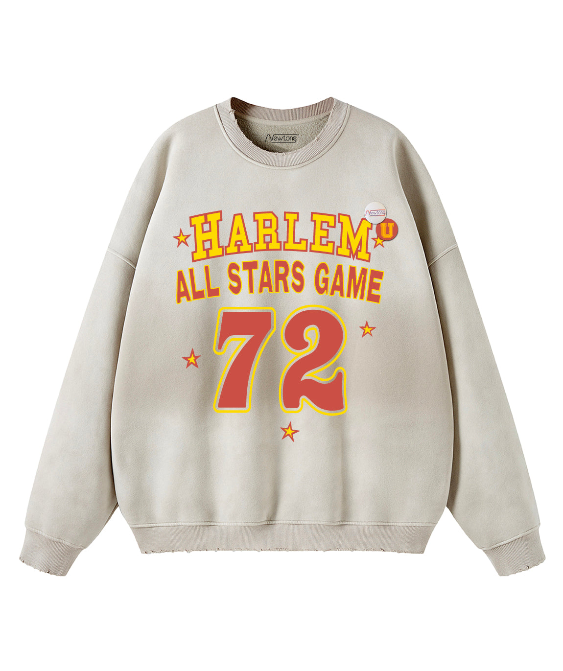 Sweatshirt piper vintage natural "HARLEM"
