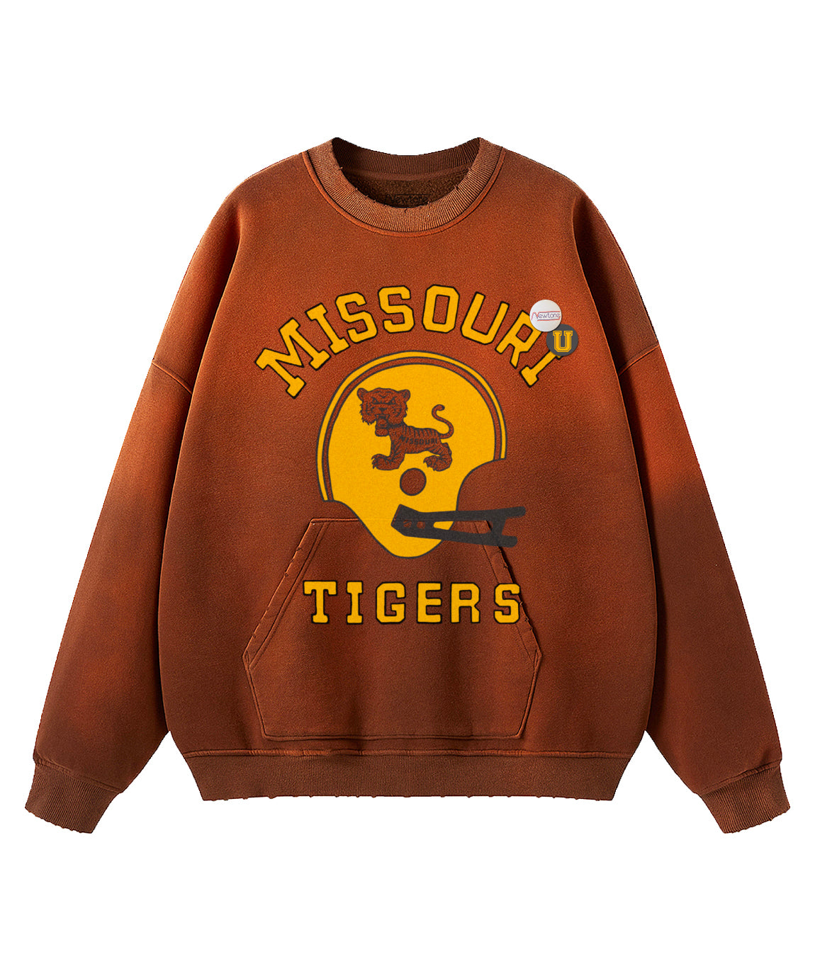 Sweatshirt piper vintage brown "MISSOURI"